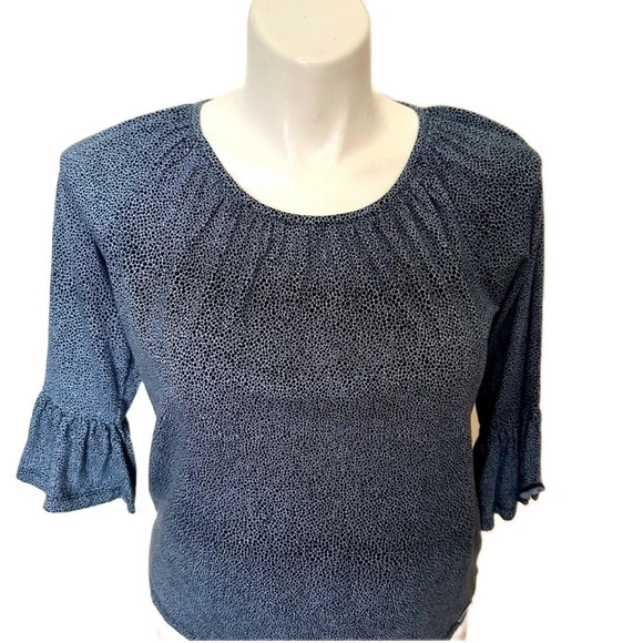 Michael Kors 3/4 Length Sleeve Blouse Size Medium - Picture 1 of 4